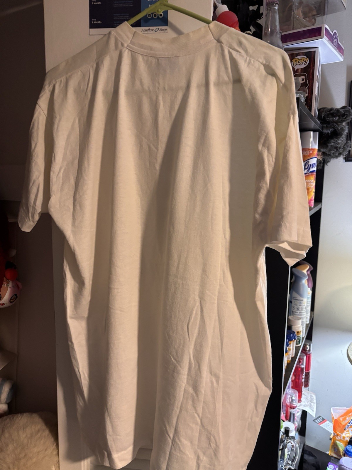 Men’s XL White Graphic Print Crew Neck Short Sleeve Jersey T-Shirt Cotton Blend gallery