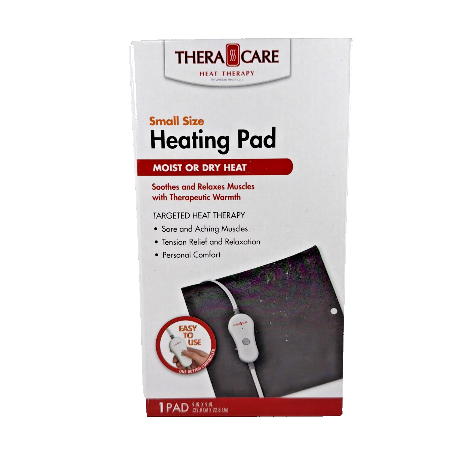 TheraCare All Purpose Heating Pad – small size 9″x9″ (24-810)