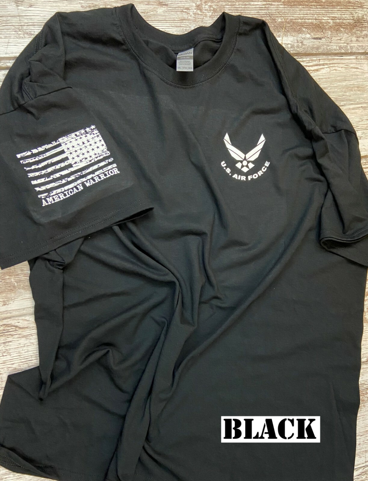 Air Force Military T-shirt With DD-214 Alumni USAF Chest Logo 188G gallery
