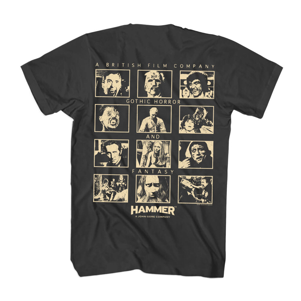 Hammer Horror Brittish Film Gothic Horror And Fantasy Movie Stills Men's T Shirt gallery