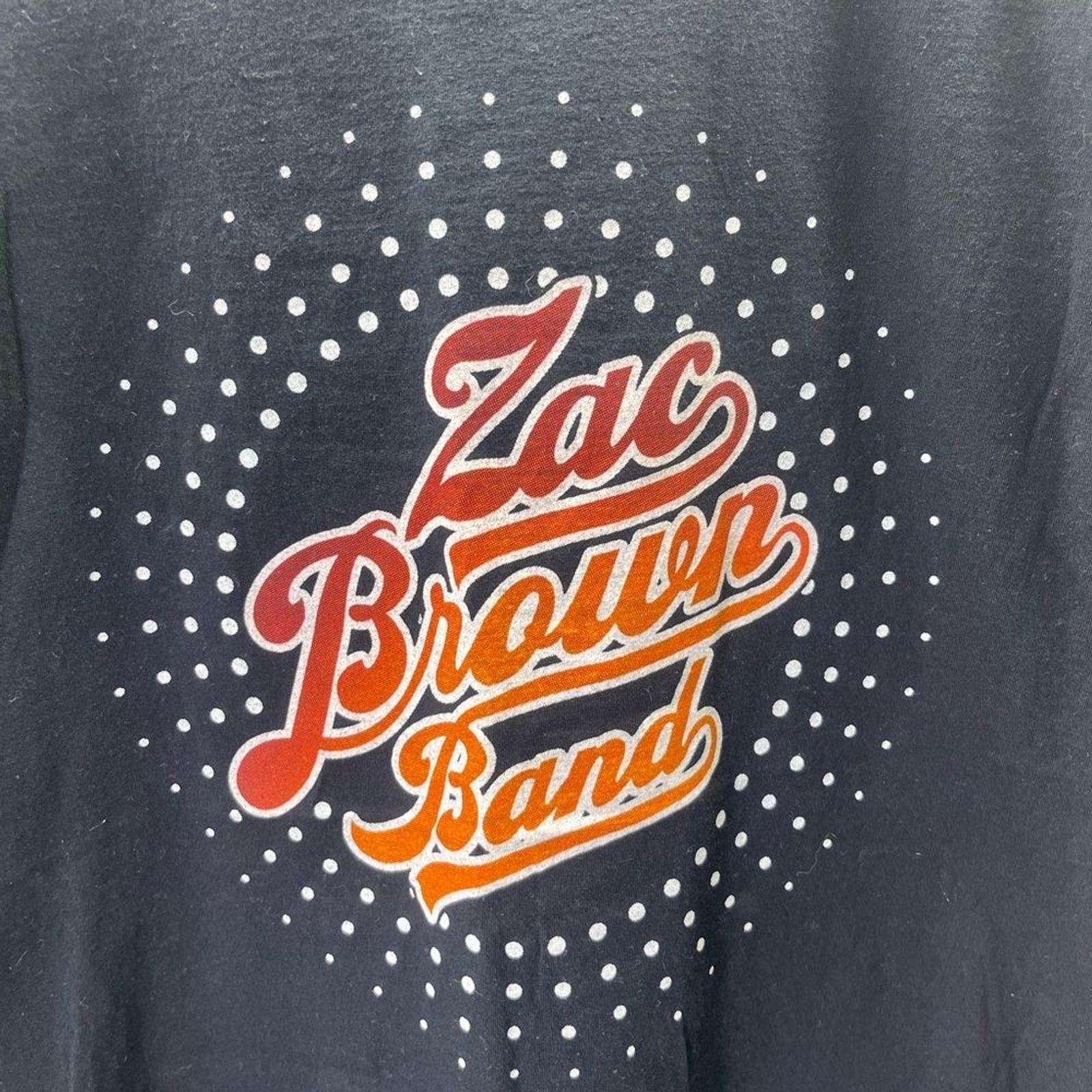 Zac Brown Band 2012 Tour Shirt Mens L Music Country T-shirt Black Event 1874 gallery