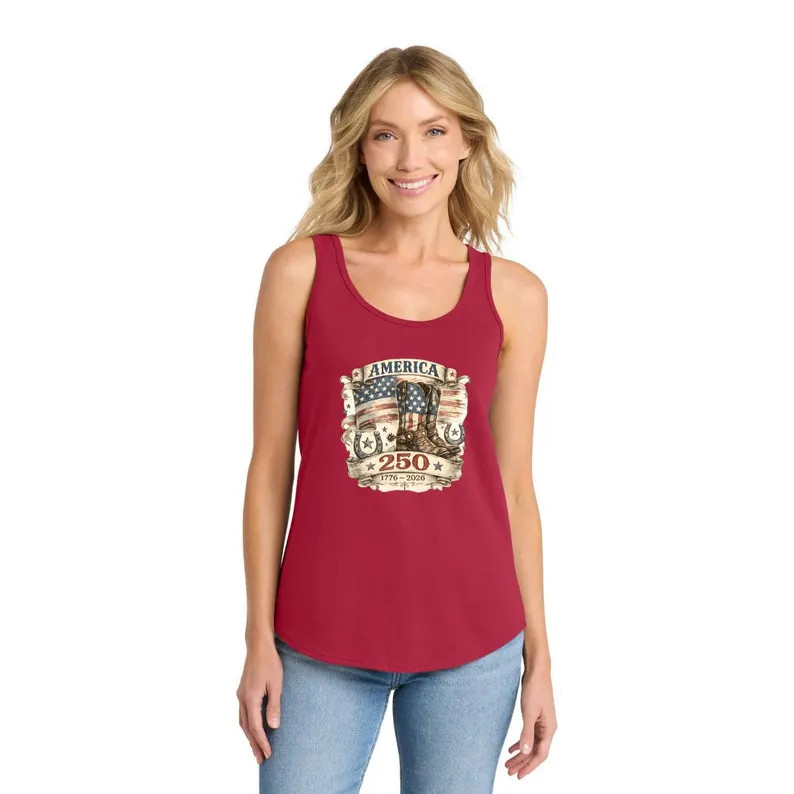 America 250th Anniversary Womens Tank Top USA Patriotic Independence Day gallery
