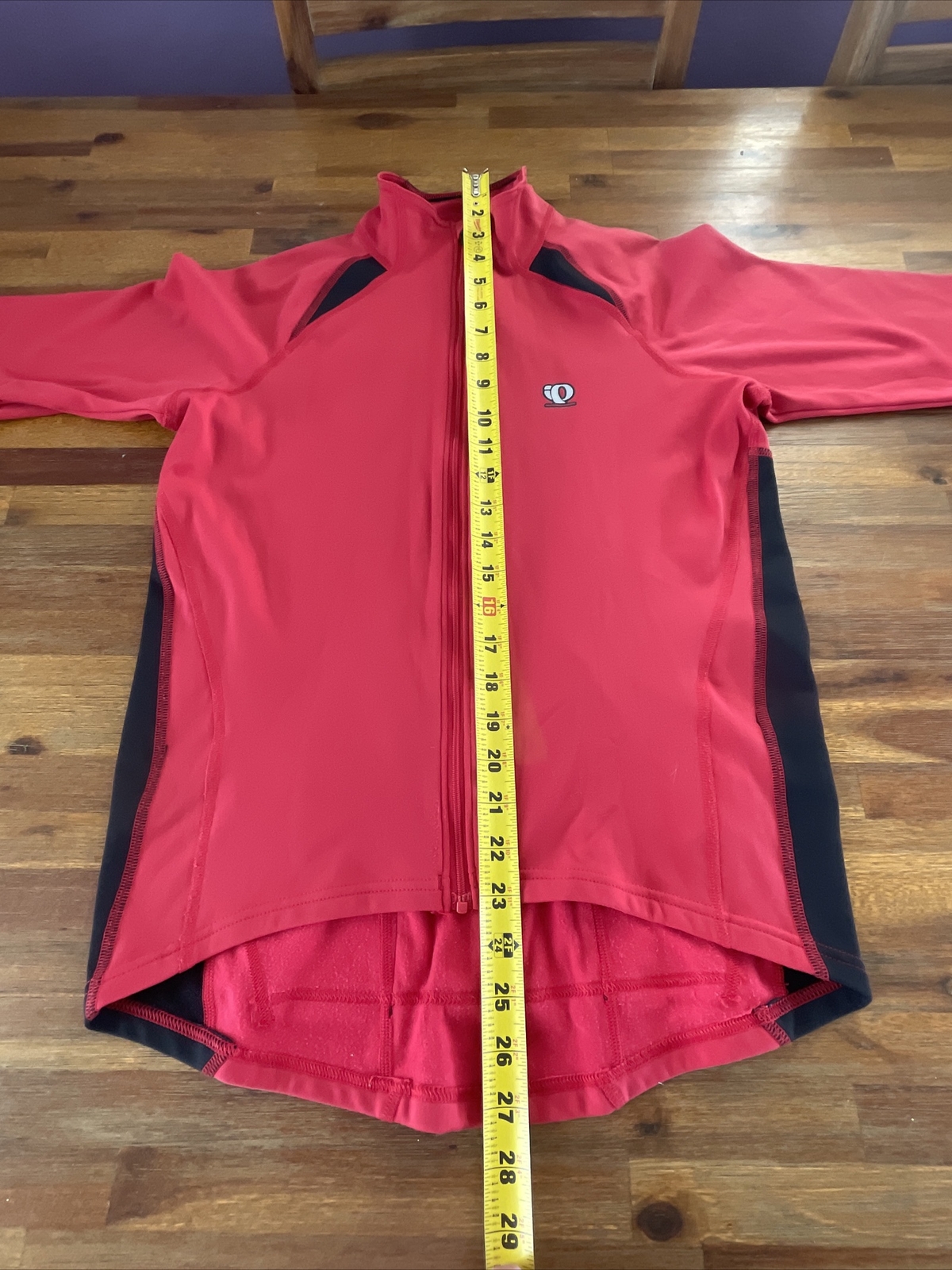 Pearl Izumi Biker Jersey Men's Vented Two Pockets Back Zip front - Medium M used gallery