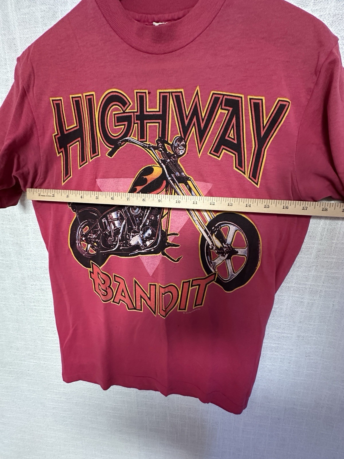 Highway Bandit Motorcycle Single Stitch T-Shirt Size Medium Vintage See Desc gallery
