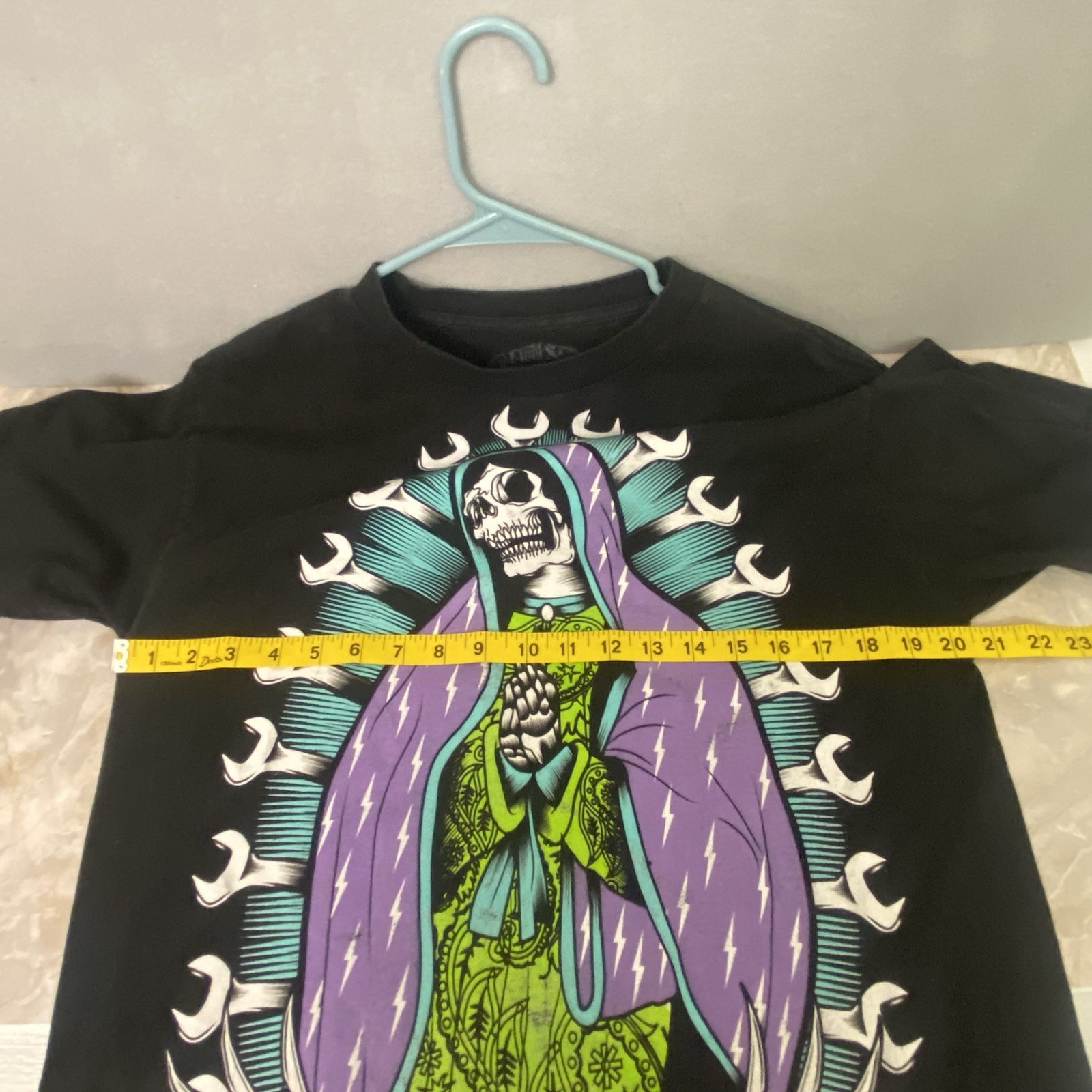 187 Inc T-Shirt Mens Medium One Eight Seven MX Secret Society Skeleton gallery