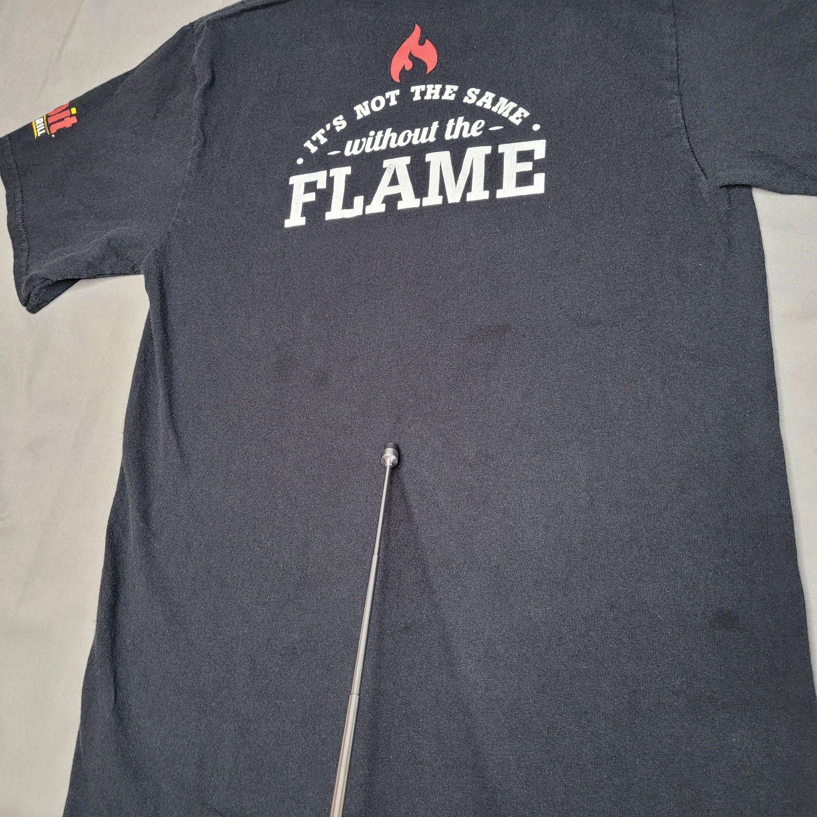 Habit Burger Grill Shirt Mens Small Black It's Not The Same Without The Flame gallery