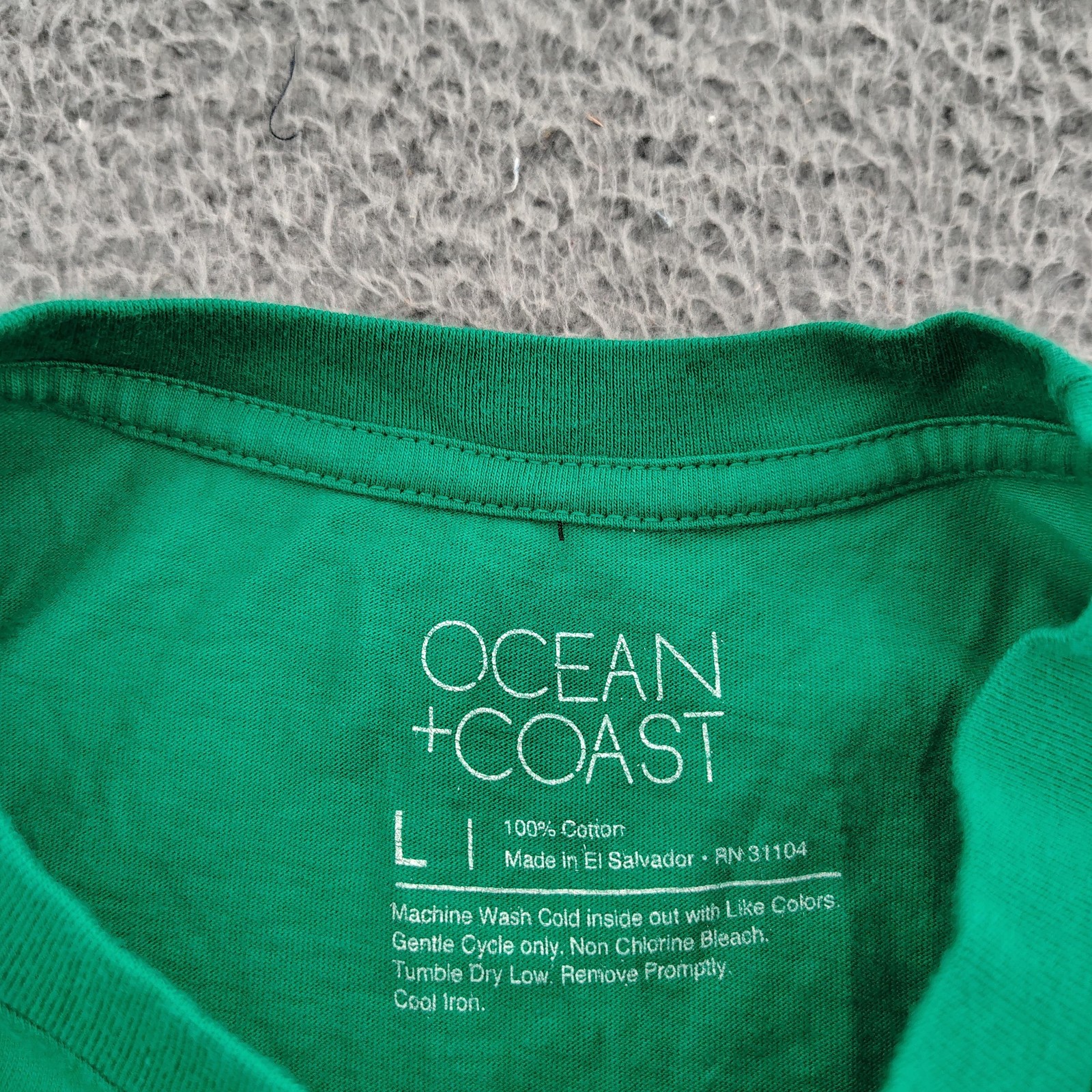 Ocean + Coast Shirt Mens Large Green Graphic Tee USA Nature Beach Outdoor gallery