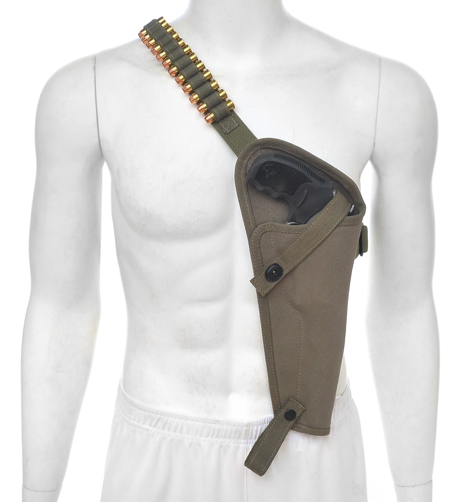Canvas M3 Shoulder Holster with Shell loops fits Taurus Judge 6.5″ Barrel