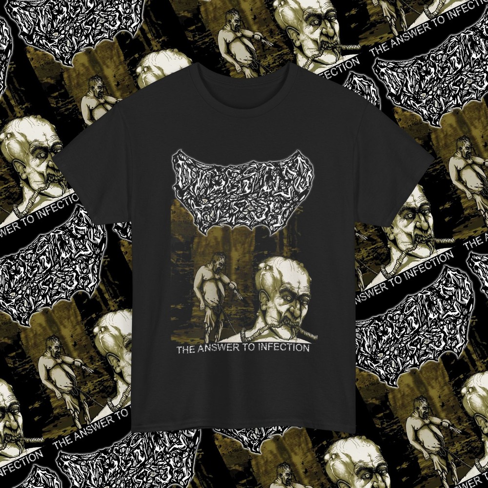 Digested Flesh “The Answer to Infection” Brutal Death Metal Band T-Shirt