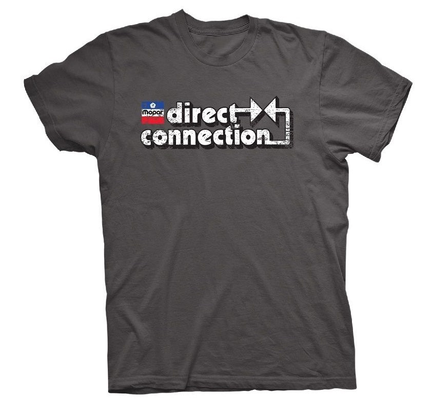 CHECKERED FLAG SPORTS MOPAR DIRECT CONNECTION MEN’S CHARCOAL TEE SHIRT 99430