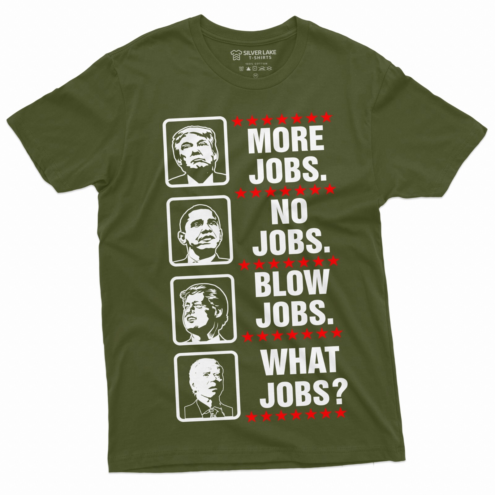 Mens Funny Anti Biden Shirt What Jobs Trump Conservative 2024 Republican Tee gallery