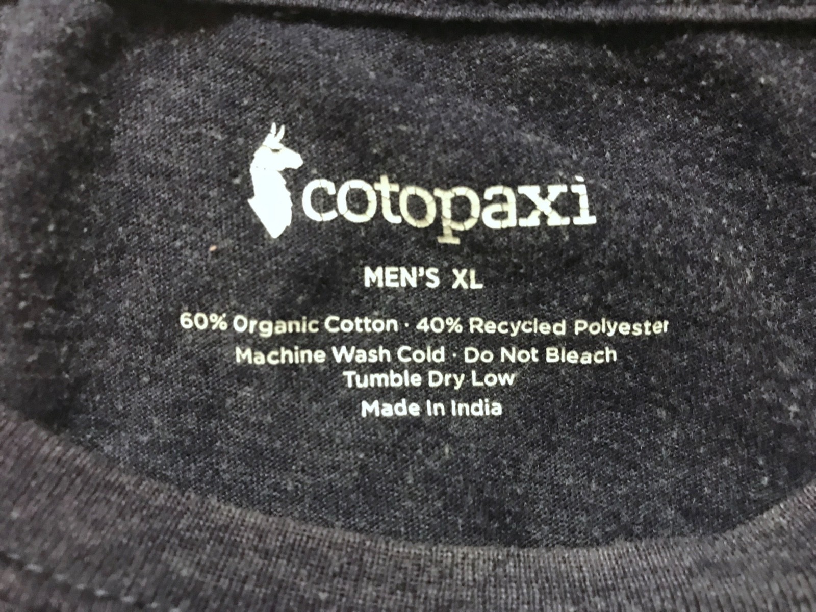 Purple XL T-Shirt COTOPAXI GEAR FOR GOOD Socially Environmentally Conscious gallery