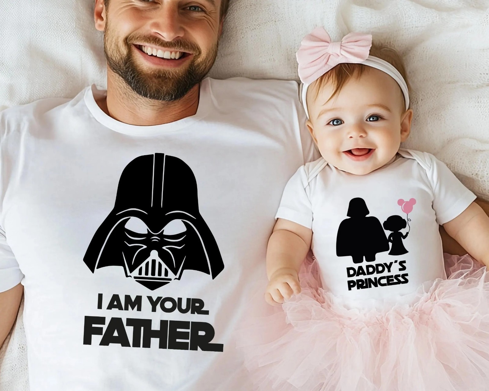 I am your Father Shirt Daddy’s Little Princess T-Shirt Dad and Daughter Matching
