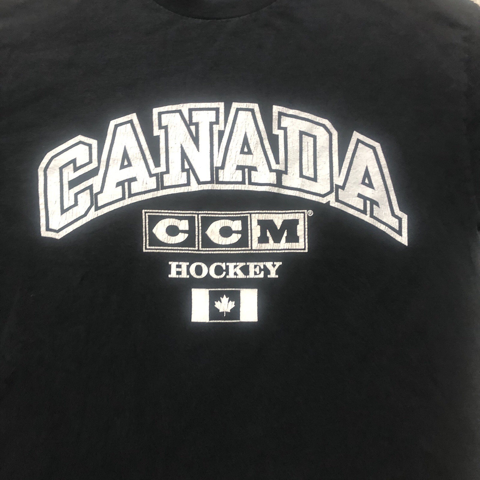 Vintage 90s Canada CCM Hockey Long Sleeve T-Shirt Men’s Size XL gallery