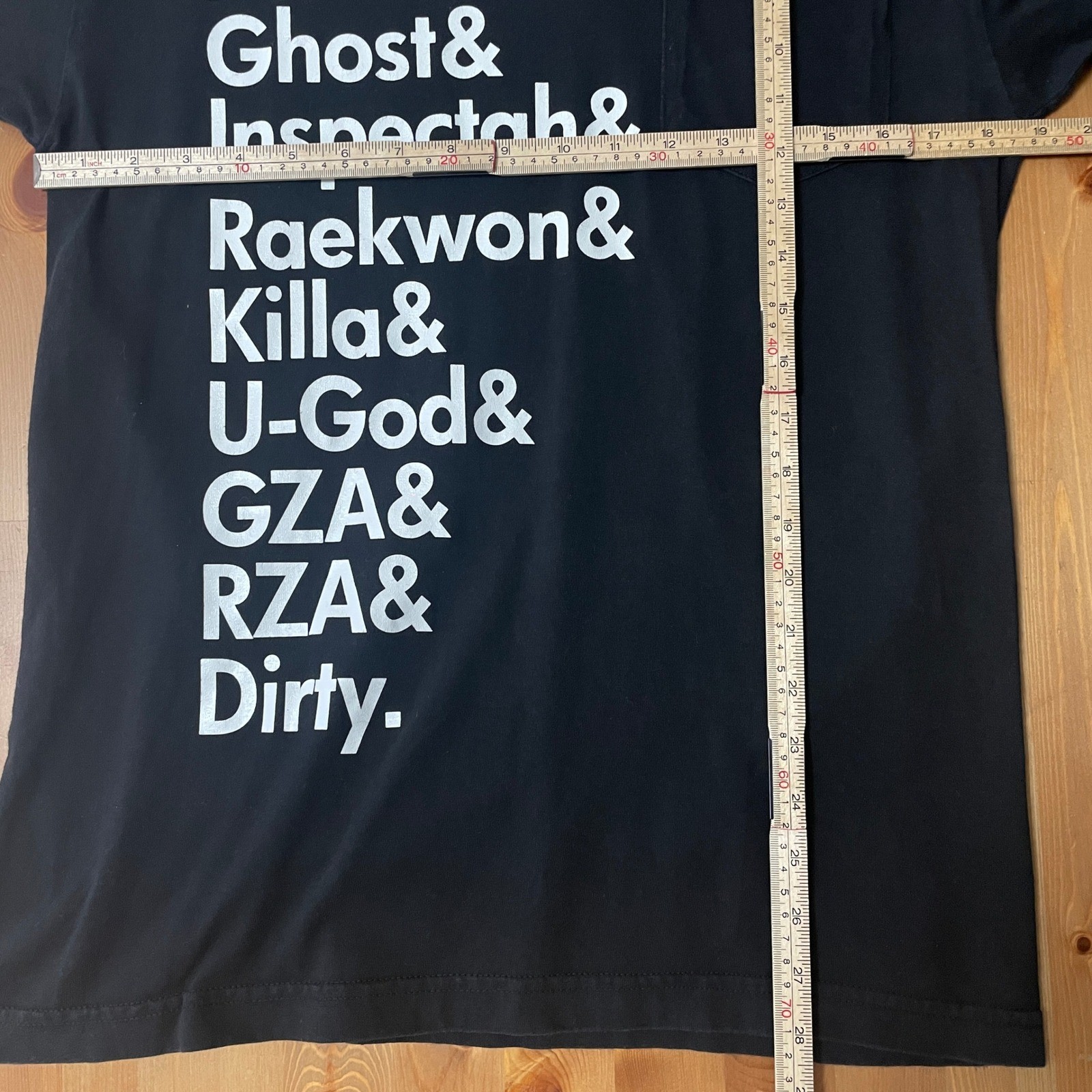 AAA Wu-Tang Clan Members List Pocket T-Shirt Mens M Black Hip Hop Rap 90s Tee gallery
