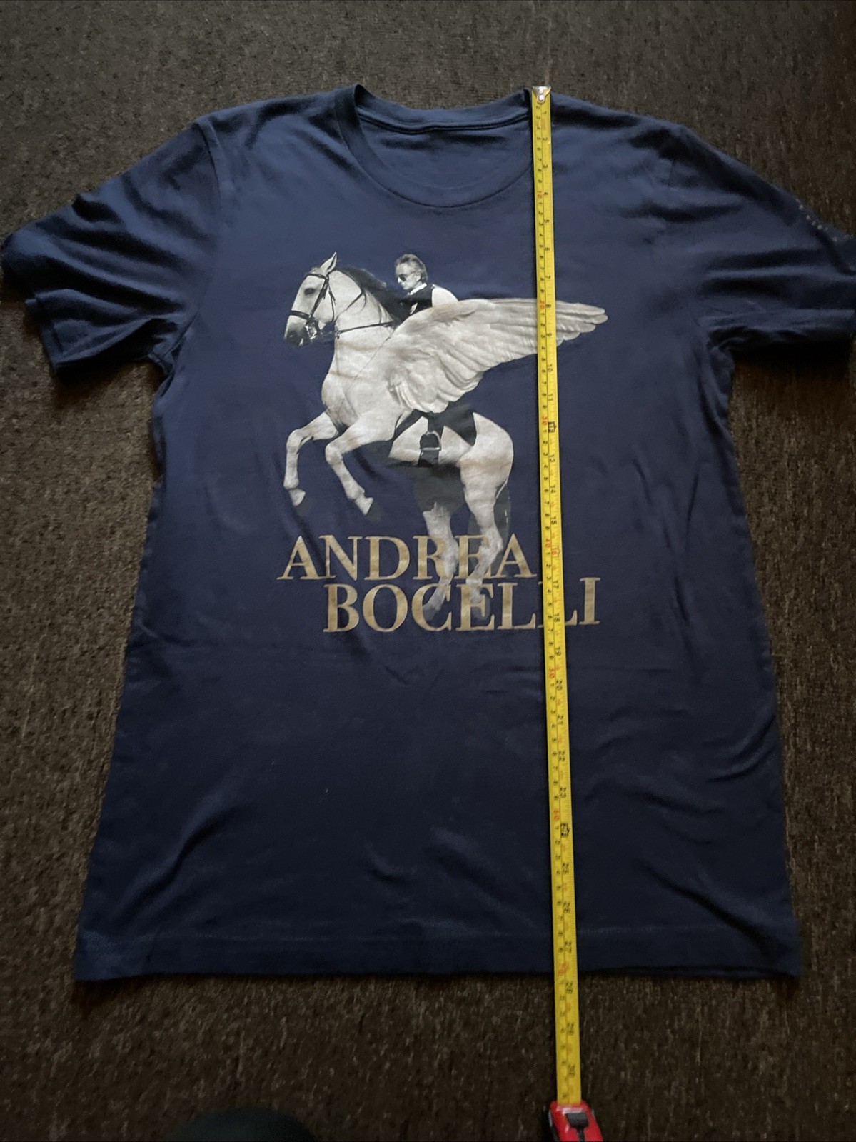Andrea Bocelli Pegasus 30th Anniversary T-Shirt Size Small gallery