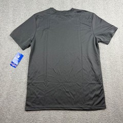 Champion Mens Double Dry Performance T-Shirt Black Short Sleeve Crewneck Large