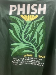 American Apparel 1301 Spring 2025 Phish T Shirt New Size XL