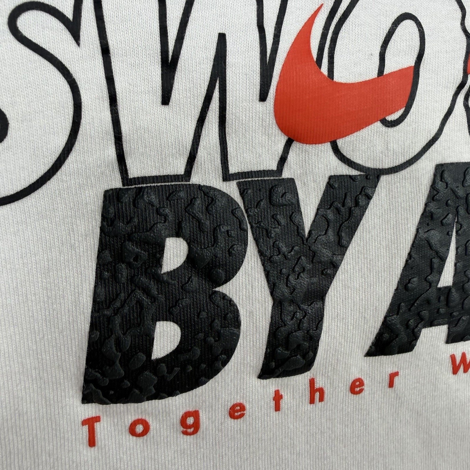 Nike Sportswear Swoosh By Air T Shirt Men's Size 2XL White NSW Tee Graphic Print gallery