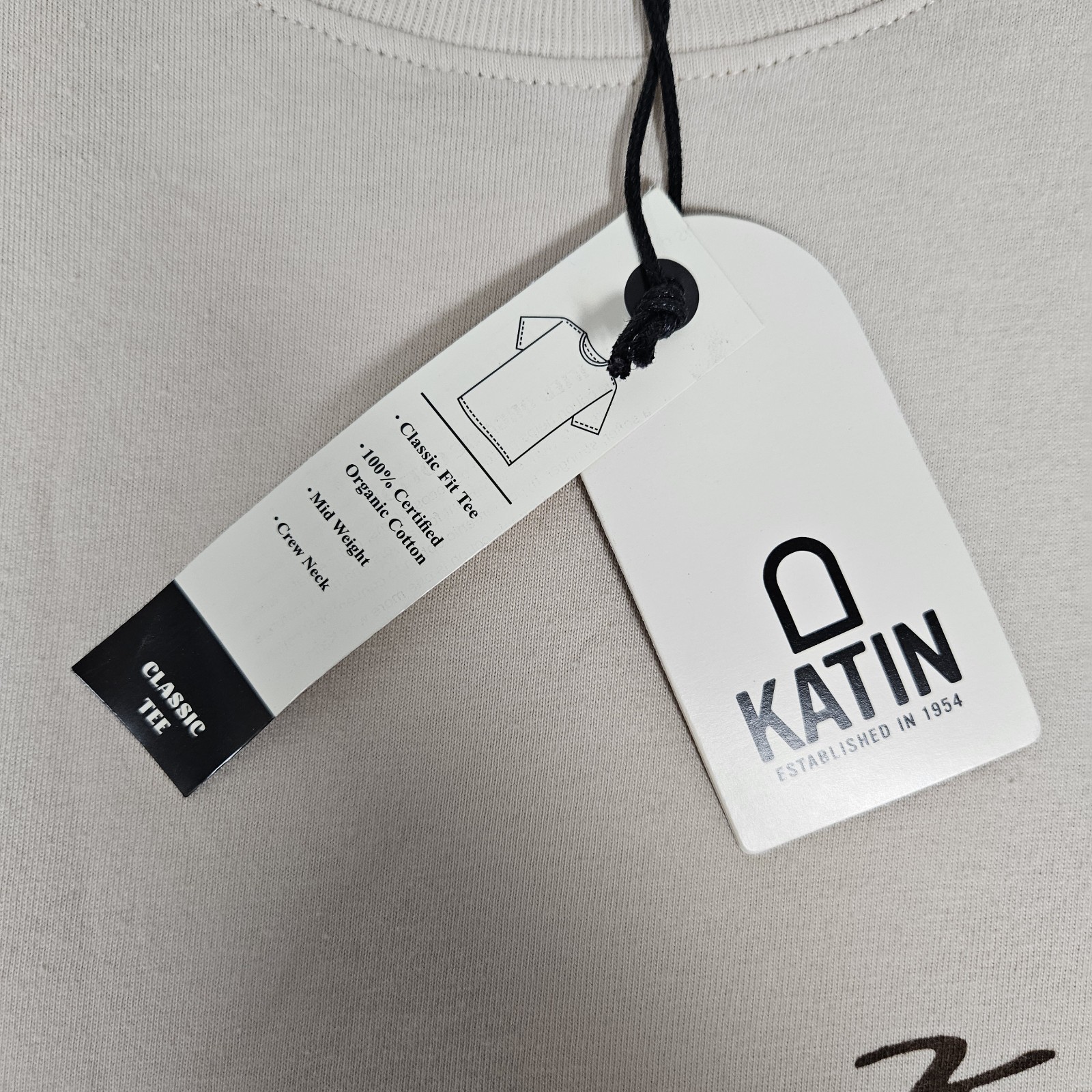 Katin Shirt Mens XL Brown T-Shirt Stairway Tee Gorpcore Organic Cotton gallery