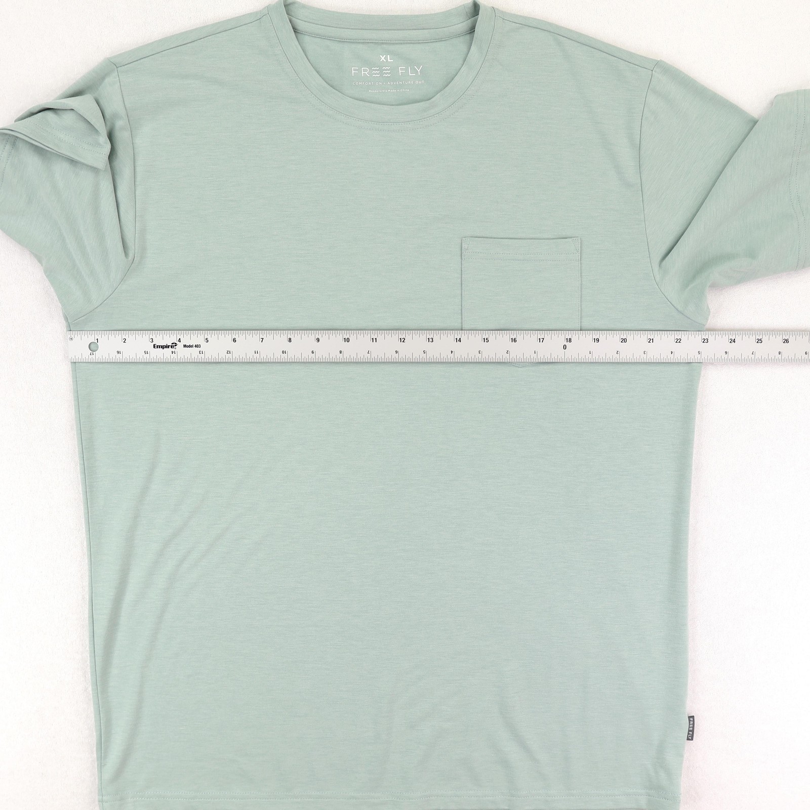 Free Fly Shirt Mens XL Green Bamboo Flex Pocket Tee Lightweight Soft Stretch gallery