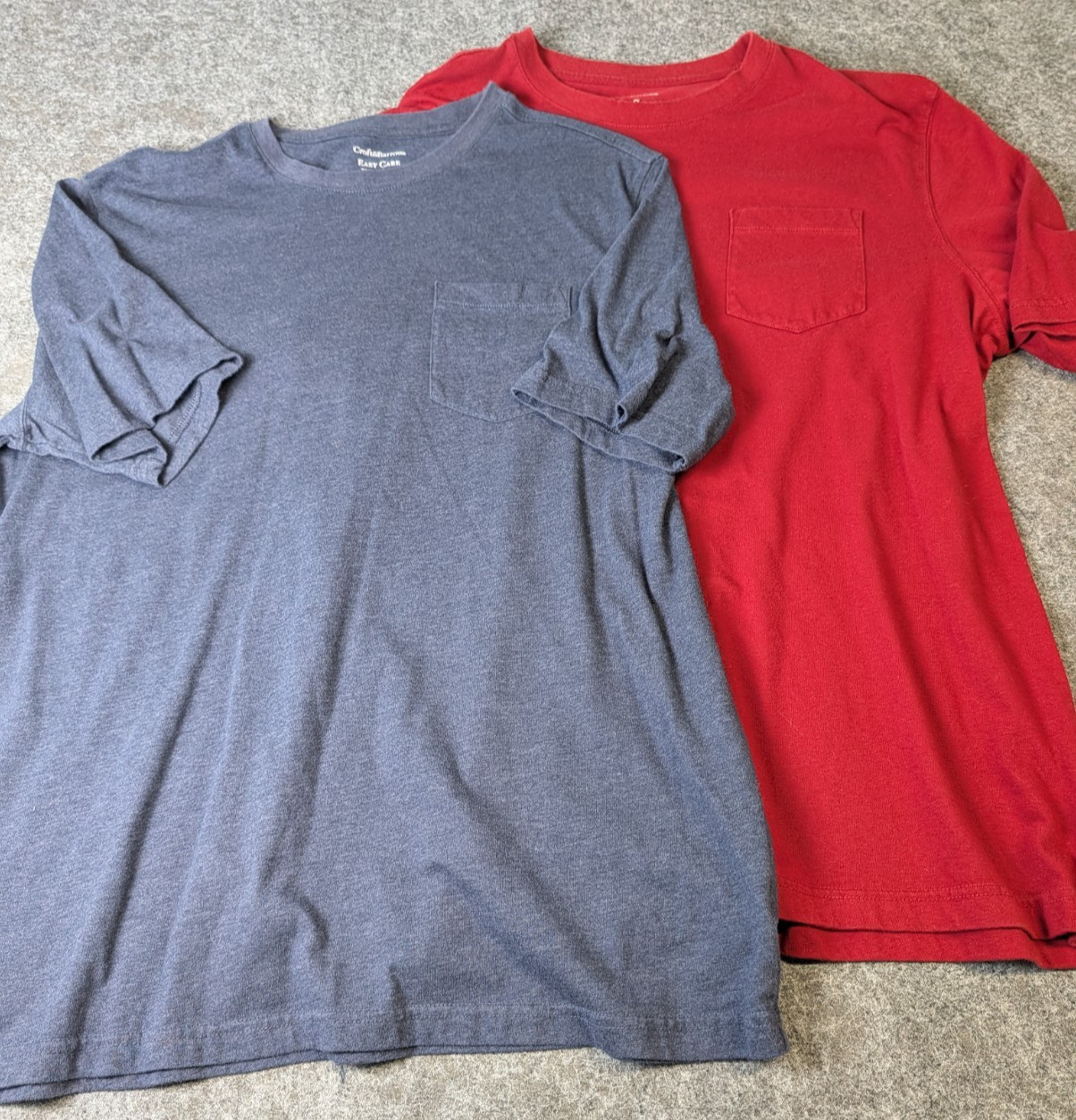 Croft & Barrow Easy Care T-Shirt Crew Neck Cotton Blend Men's XL Lot of 2 gallery