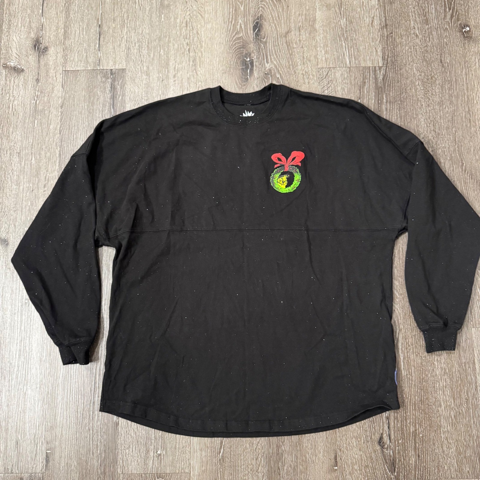 Spirit Jersey Long Sleeve Men XL Black The Grinch Always Naughty Holiday Graphic gallery