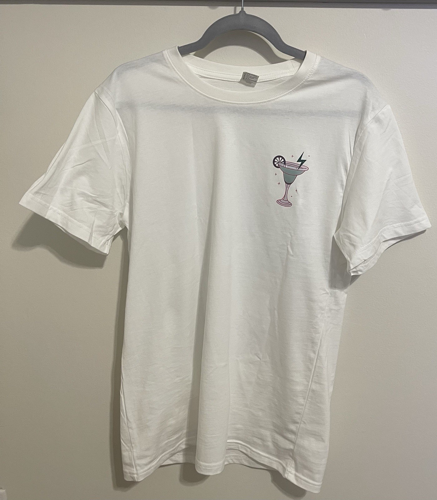 DIGIPRINT APPAREL Premium Cotton Graphic White Men's T-Shirt Crew Neck Size M gallery