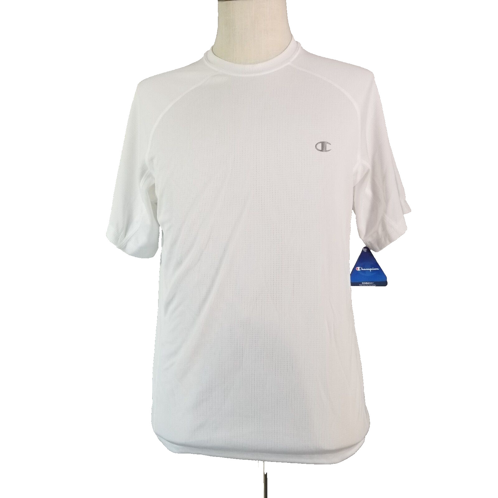 Champion shirt men's medium white short sleeve double dry NEW gallery