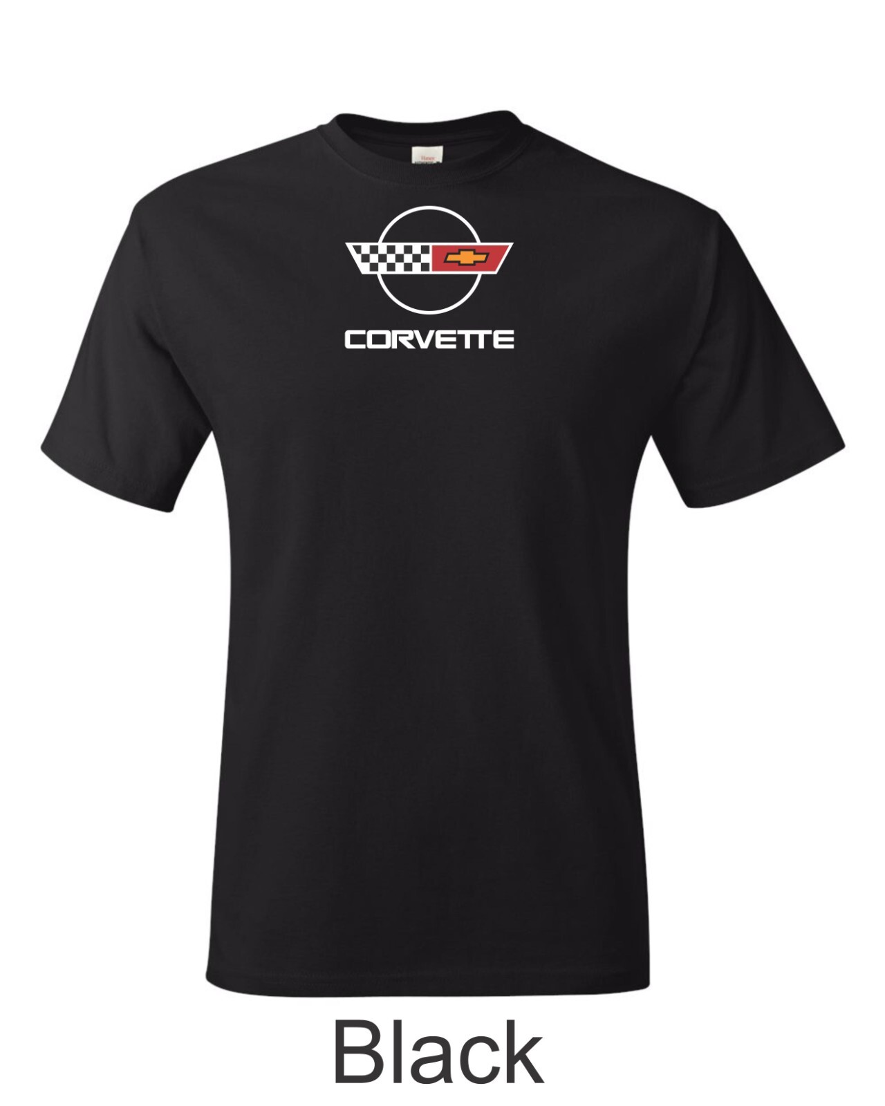 Vintage C4 Corvette Emblem Printed on Men's Shirt. FREE SHIPPING !!! gallery