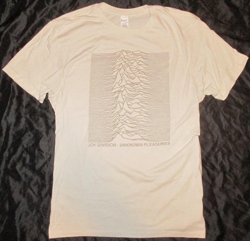 Joy Division Unknown Pleasures Tone On Tone Soft T-Shirt Men's Medium M Rock New gallery