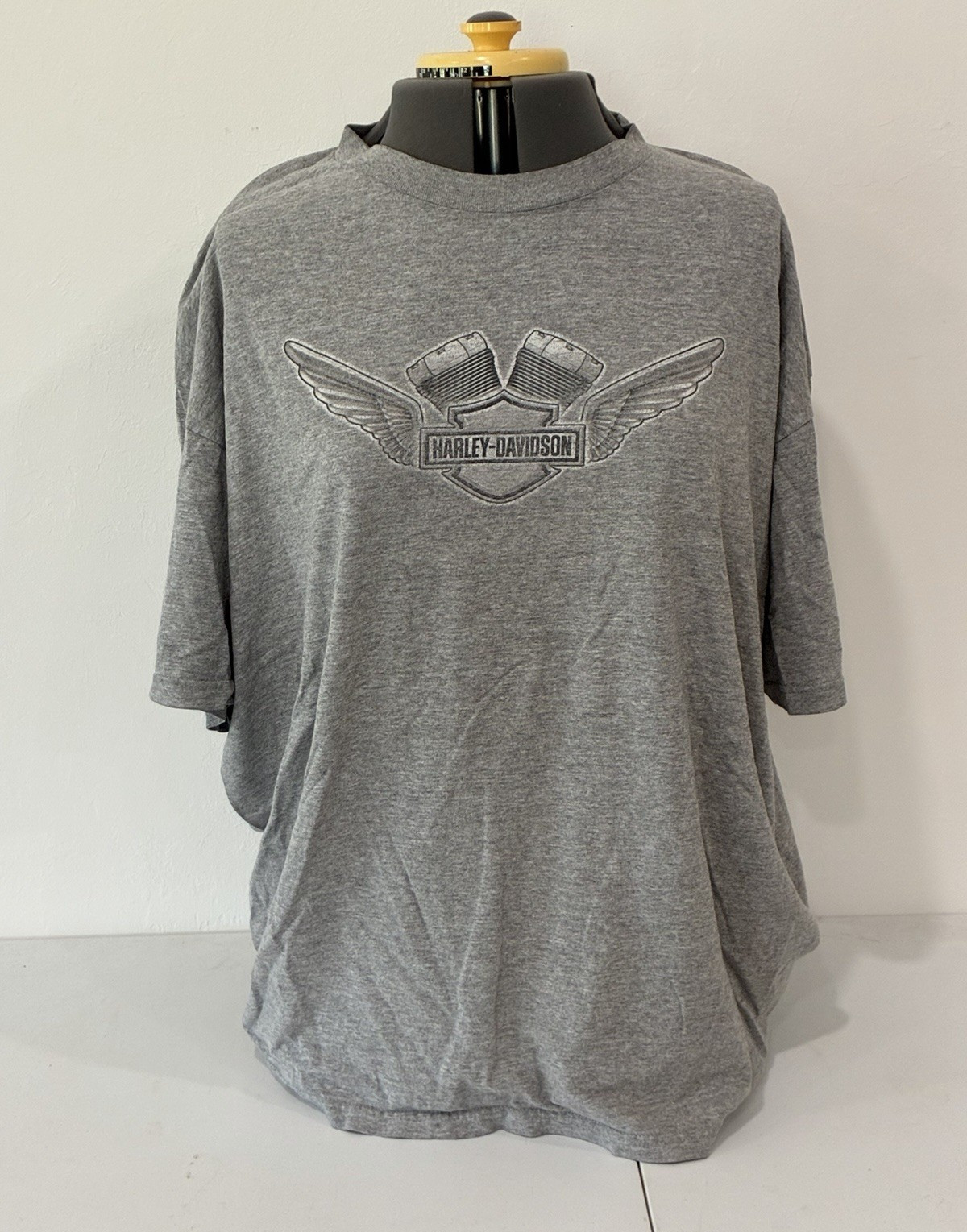 Harley-Davidson Rio Grande Valley Pharr TX Gray Graphic Logo Tee 3XL