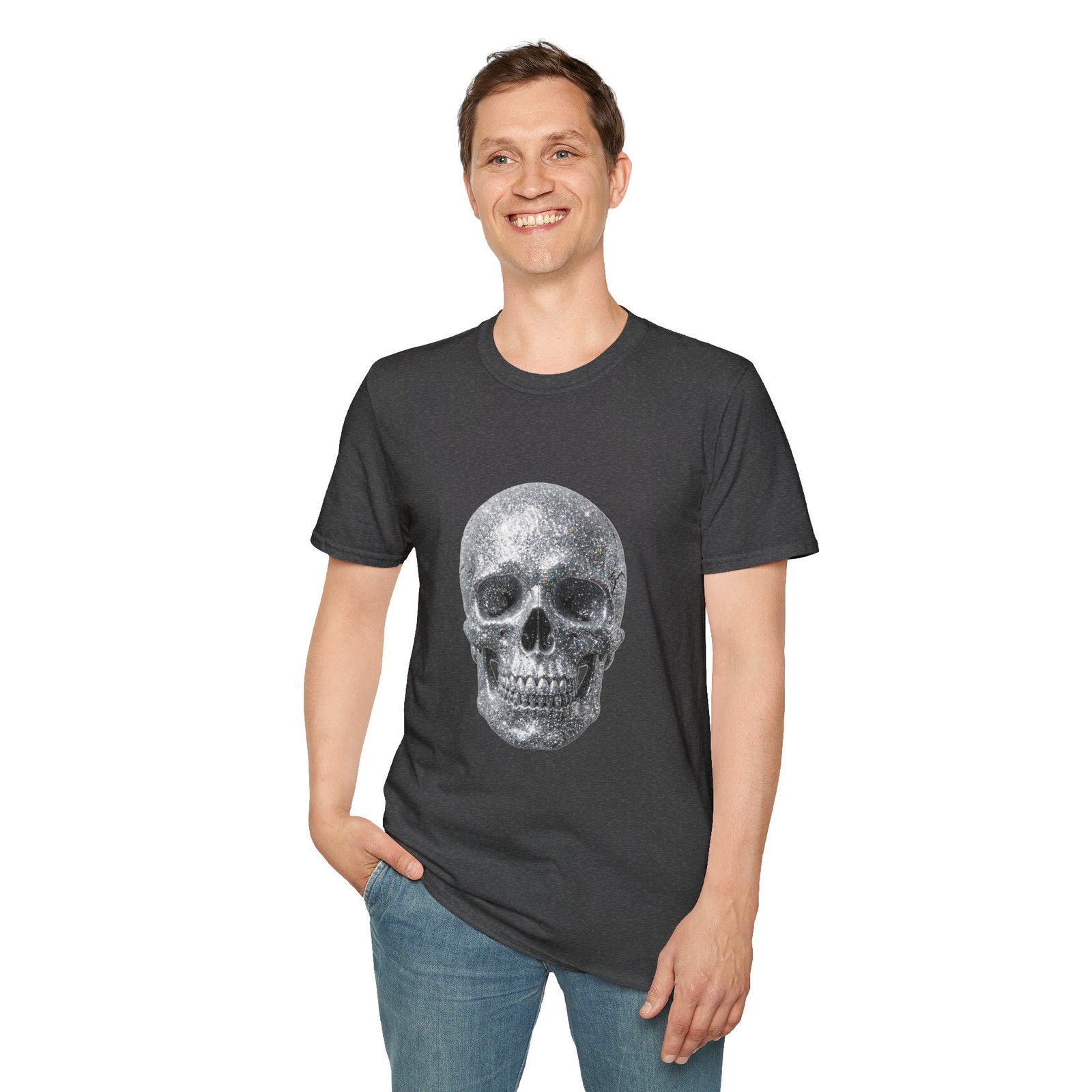 Glitter Skull Tee | Skull T-Shirt gallery
