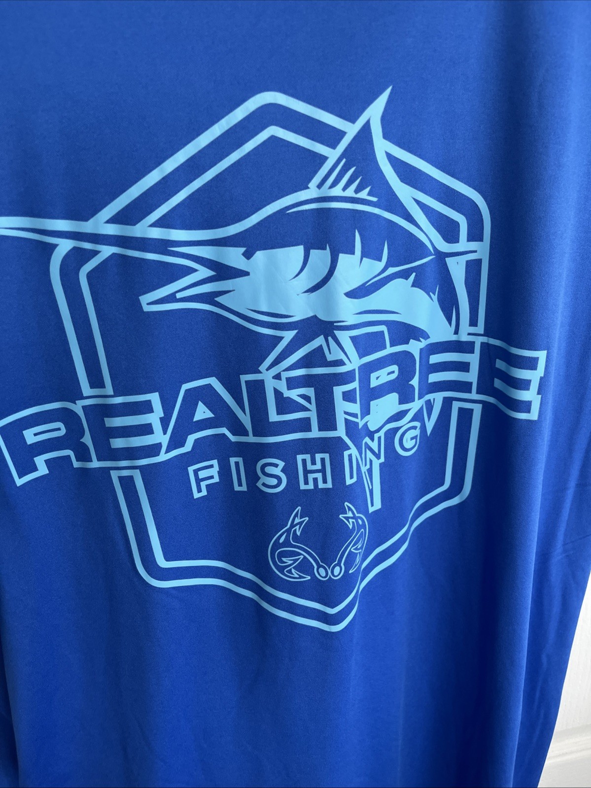 Realtree Marlin Tee T-Shirt Men's Sz XL Hunting Royal Blue Running Walking Gym gallery