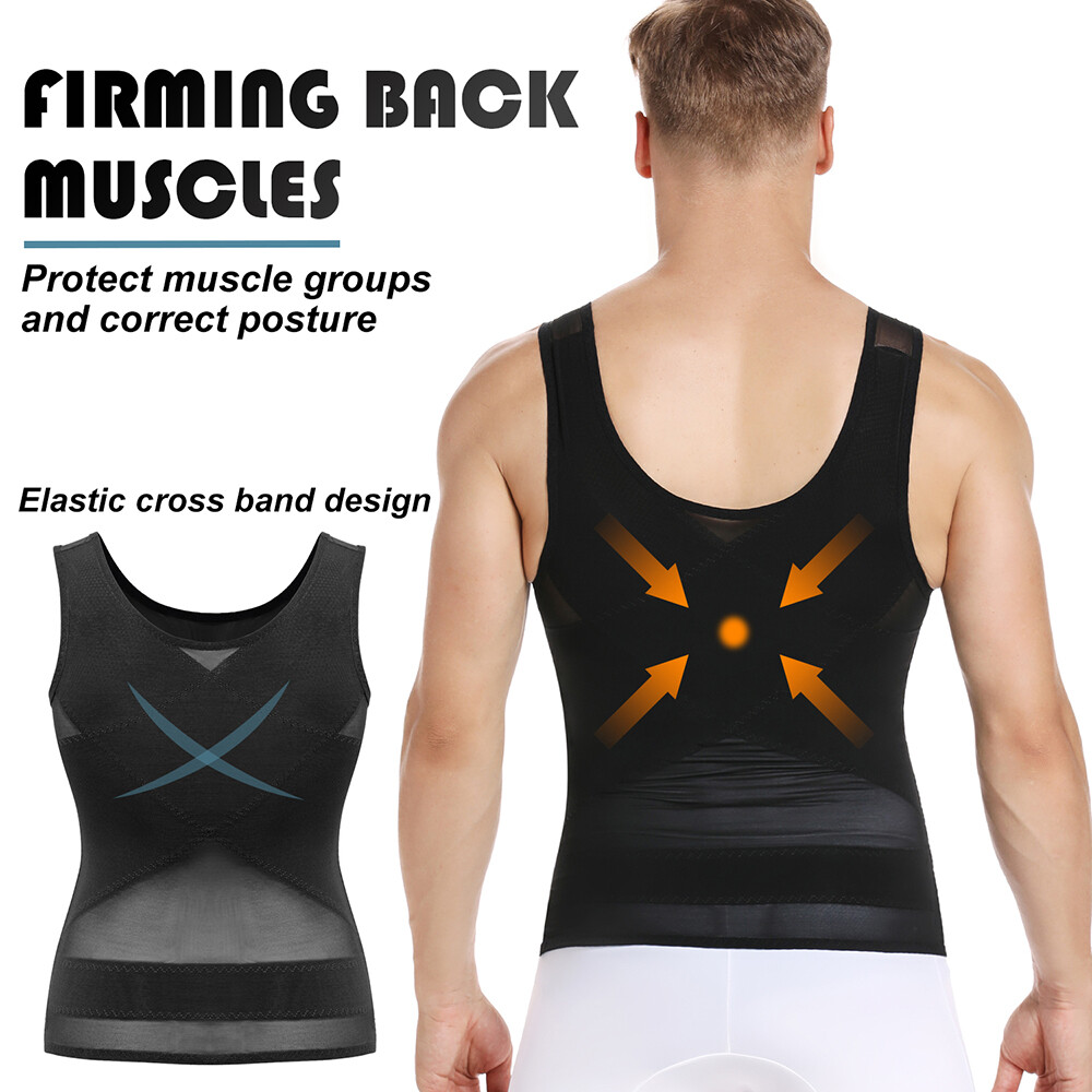 Fajas Para Hombres Faja Reductora De Hombre Men Shapewear Tummy Control T-shirt gallery