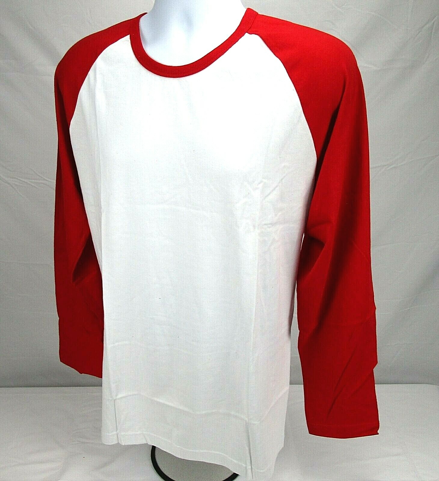 Top Pro Baseball T-Shirt Mens Sz L Raglan Long Sleeve Casual Activewear Apparel gallery
