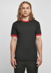 Build Your Brand Basic Ringer Tee BB022 – Short Sleeves and Crew Neck