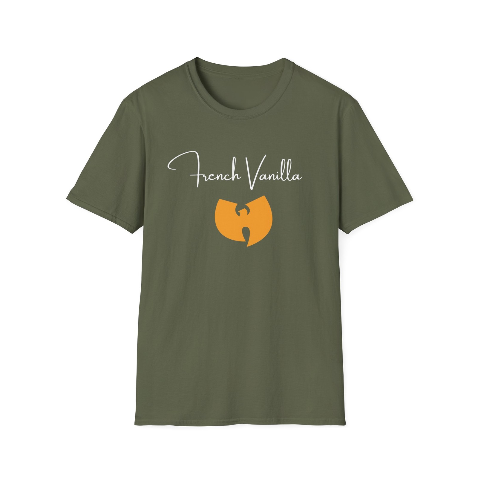 Wu-Tang W French Vanilla Graphic Shirt Music Rap Hip Hop Lyric Quotes Ice Cream