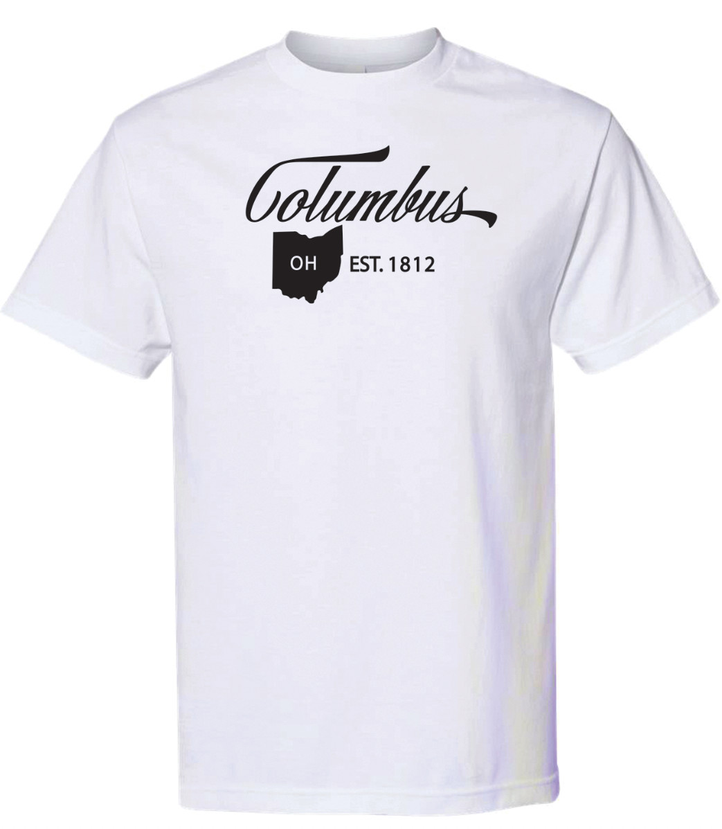 Columbus Ohio State T-Shirt Short Sleeve Graphic Tees Unisex Apparel Design gallery
