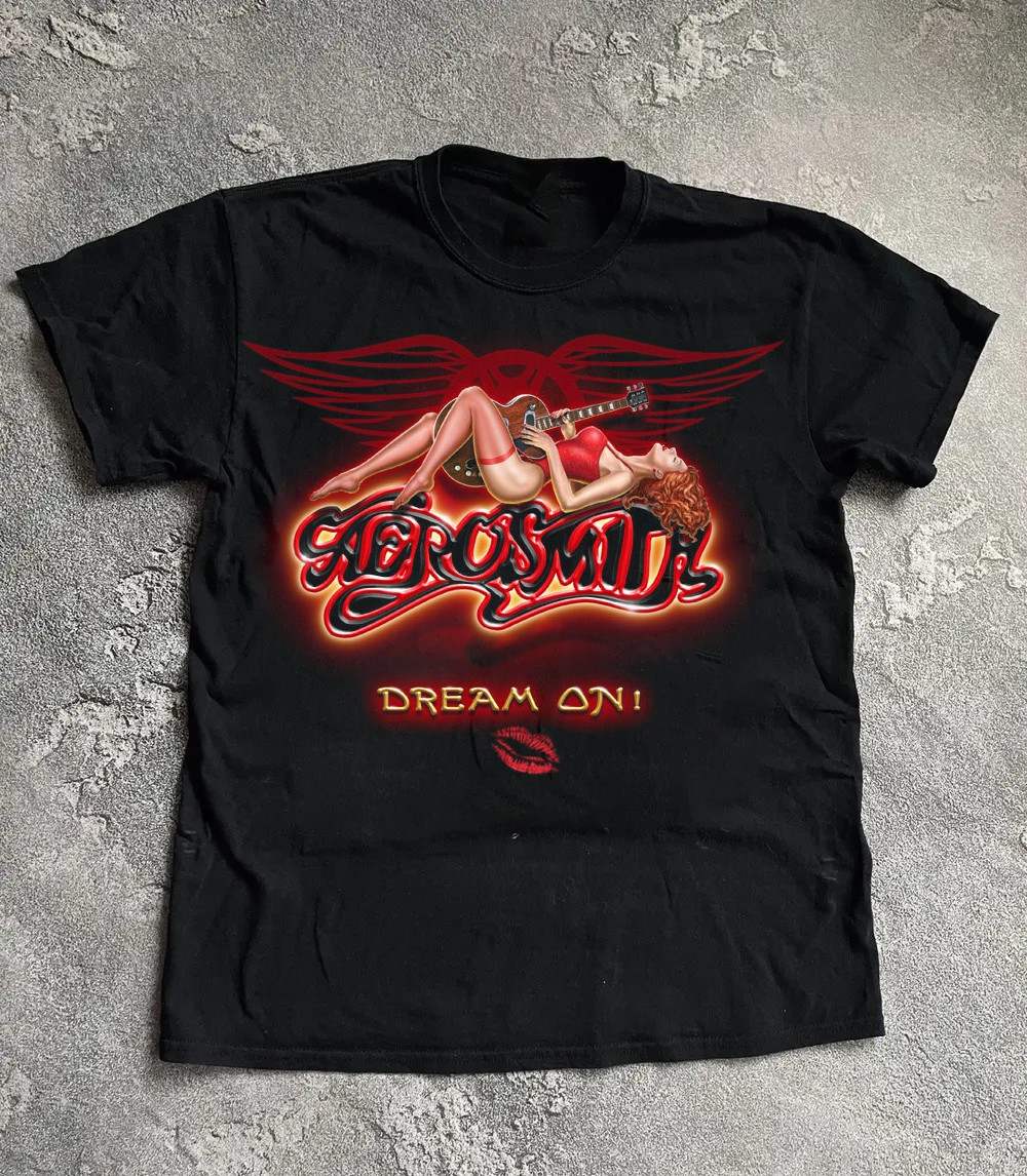 New! Aerosmith band Dream On Shirt Unisex Concert S to 5XL CR430 gallery
