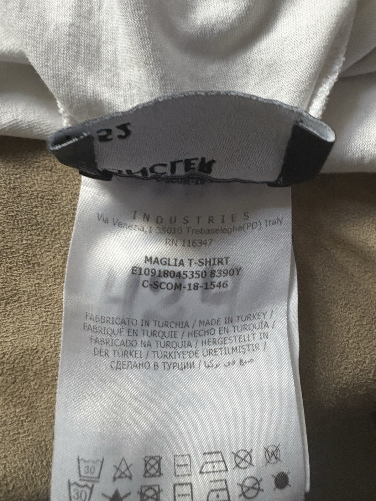 MONCLER T-shirt cotton White . See Picture And Read Description gallery