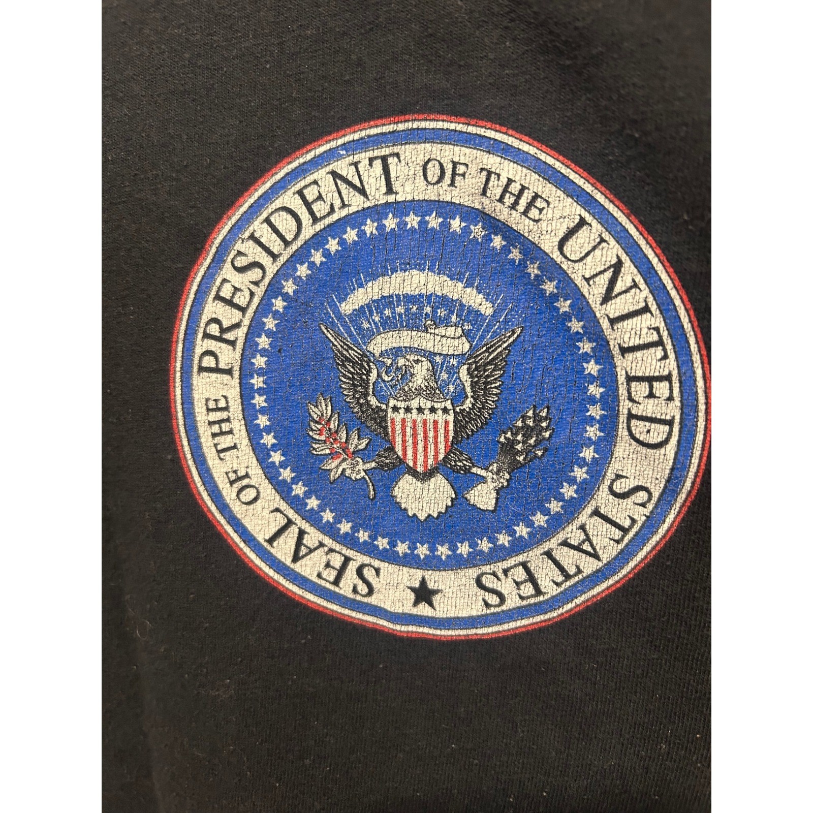 Trump 2020 President Seal Graphic T-Shirt Mens 3XL Black Heavy Cotton Tee gallery