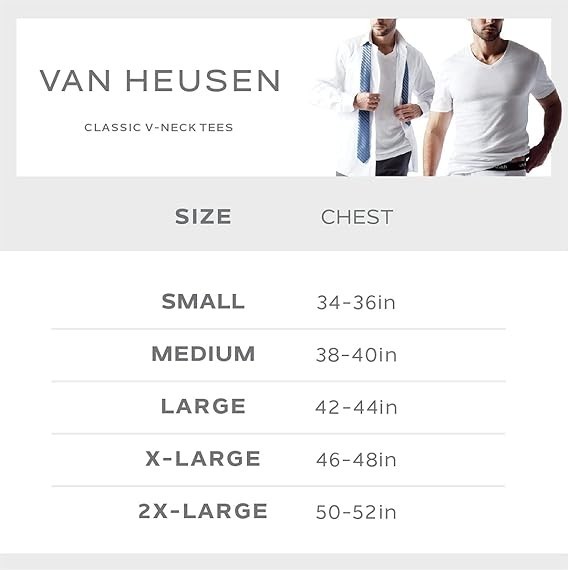 Van Heusen® Men's 4 Pack Soft Cotton Tag Free CLASSIC V- Neck TEES gallery