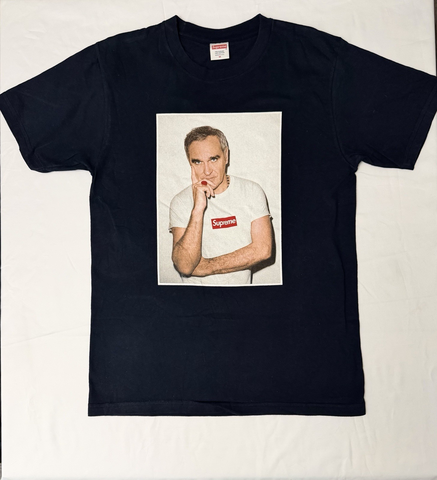 Supreme Morrissey ss16 Navy M vintage the smiths photo t-shirt gallery