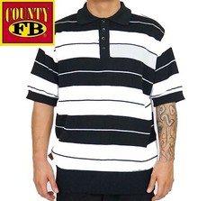 FB County Charlie Brown Short Short Sleeve Button Up Polo Shirts OG Chicano
