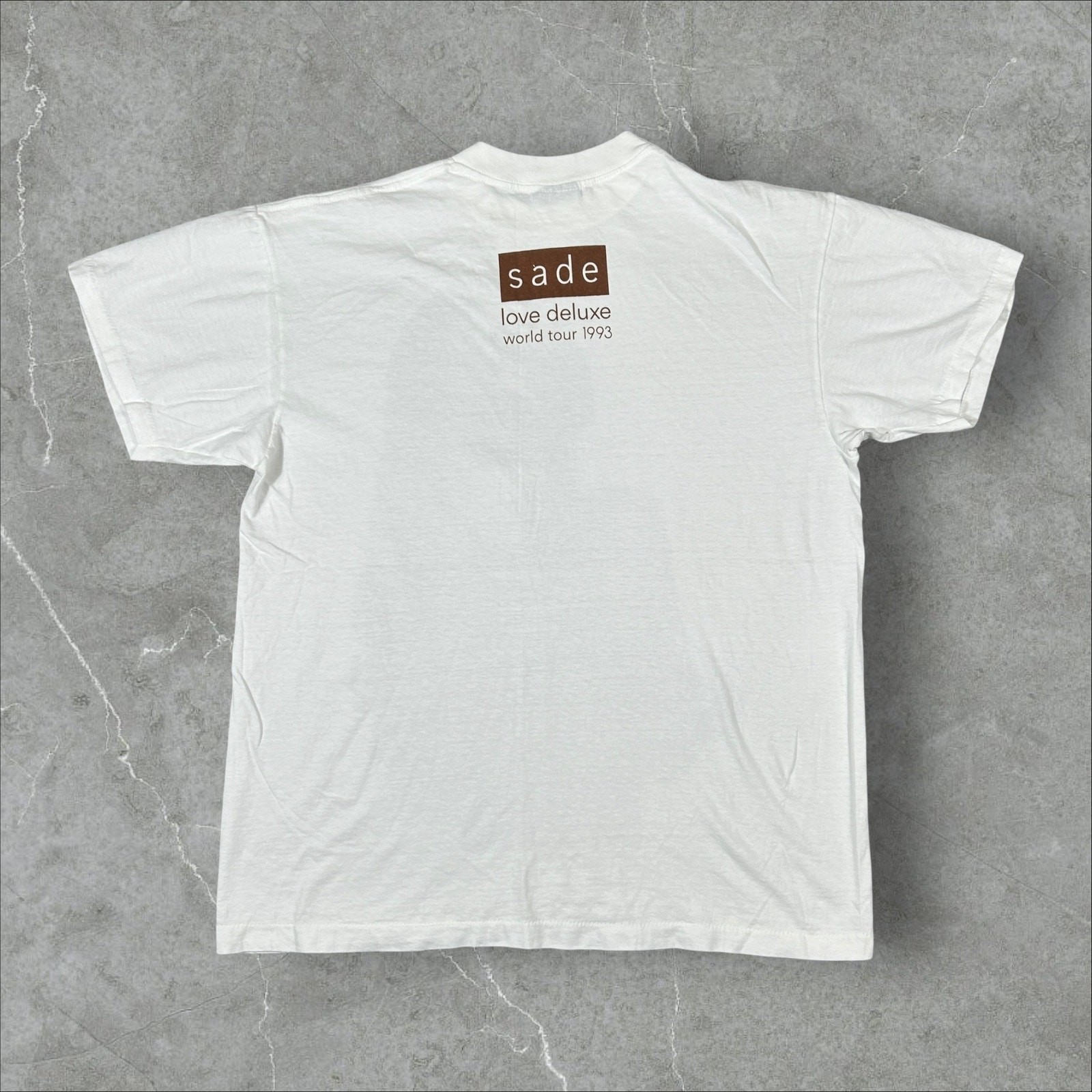 Vintage Sade Love Deluxe 1993 World Tour Sz XL Single Stitch Reprint T-Shirt gallery