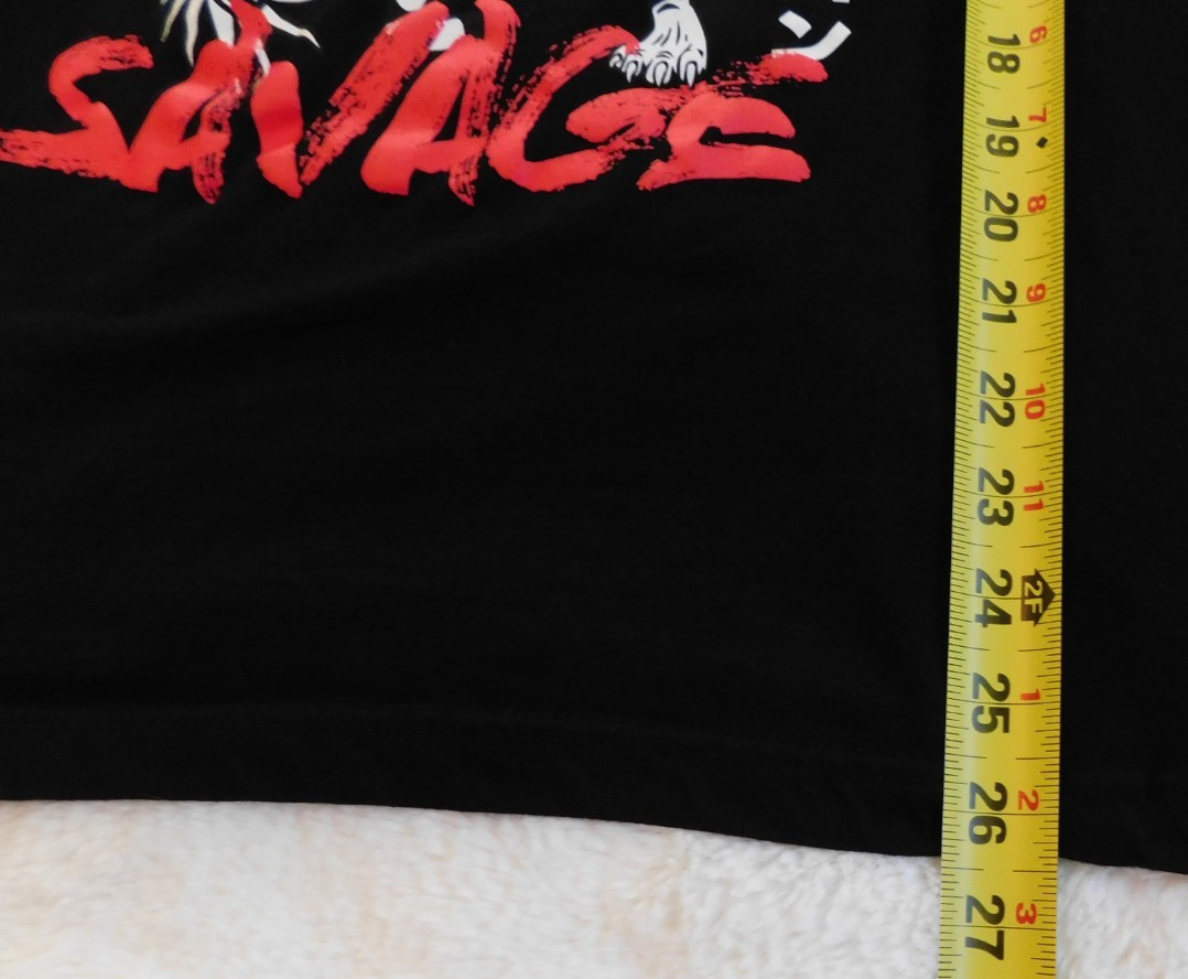 LG Savage Brand Dragon And Tiger Long Sleeve T-Shirt Mens Medium Asian Graphic gallery