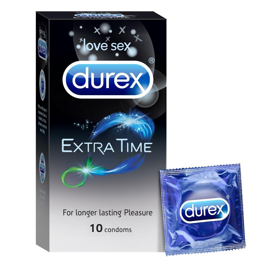 Genuine Durex Extra Time Condoms Long Lasting Delay Lubed Latex – Fast Shipping