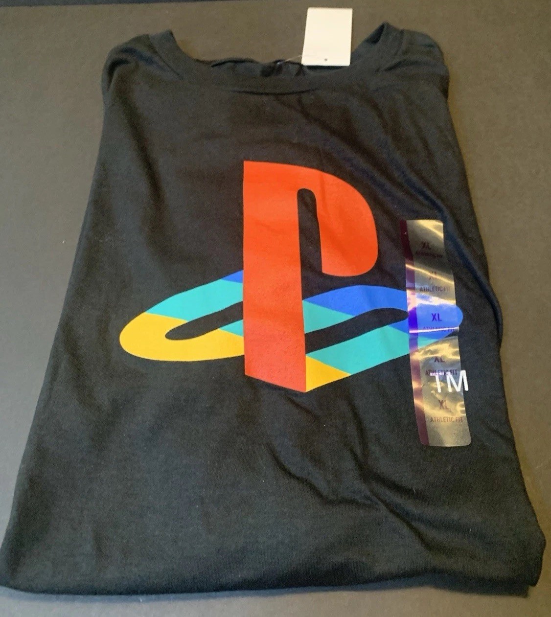 Ripple Junction Men PlayStation Logo Graphic T-Shirt Black XL gallery