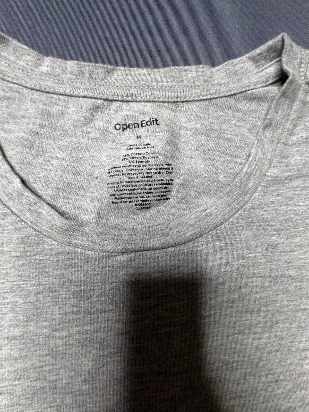 Open Edit Men’s Crew Neck T-Shirt - Medium gallery